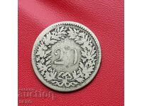 Switzerland-20 Rapen 1850