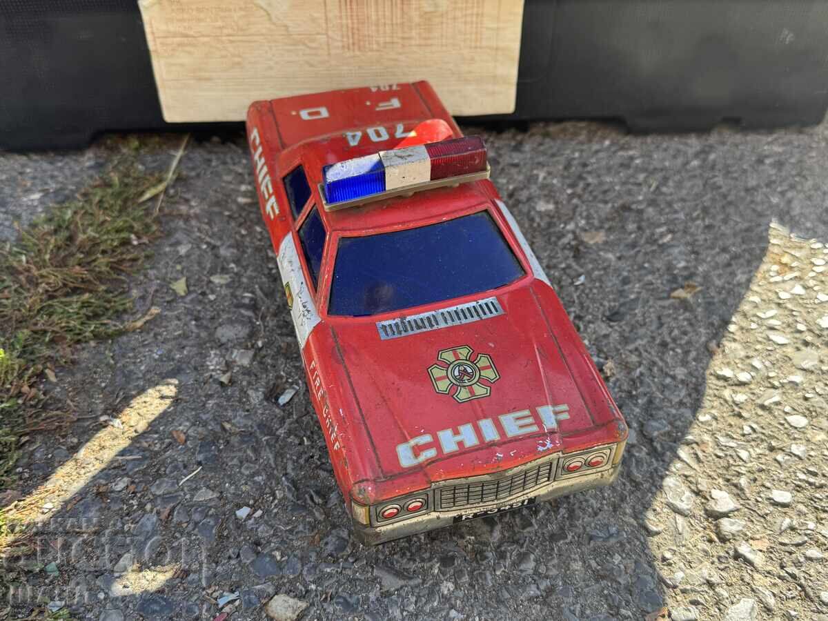 Стара Японска метална ламаринена играчка модел кола поиция с цена 20.35 лв. | € 10.40