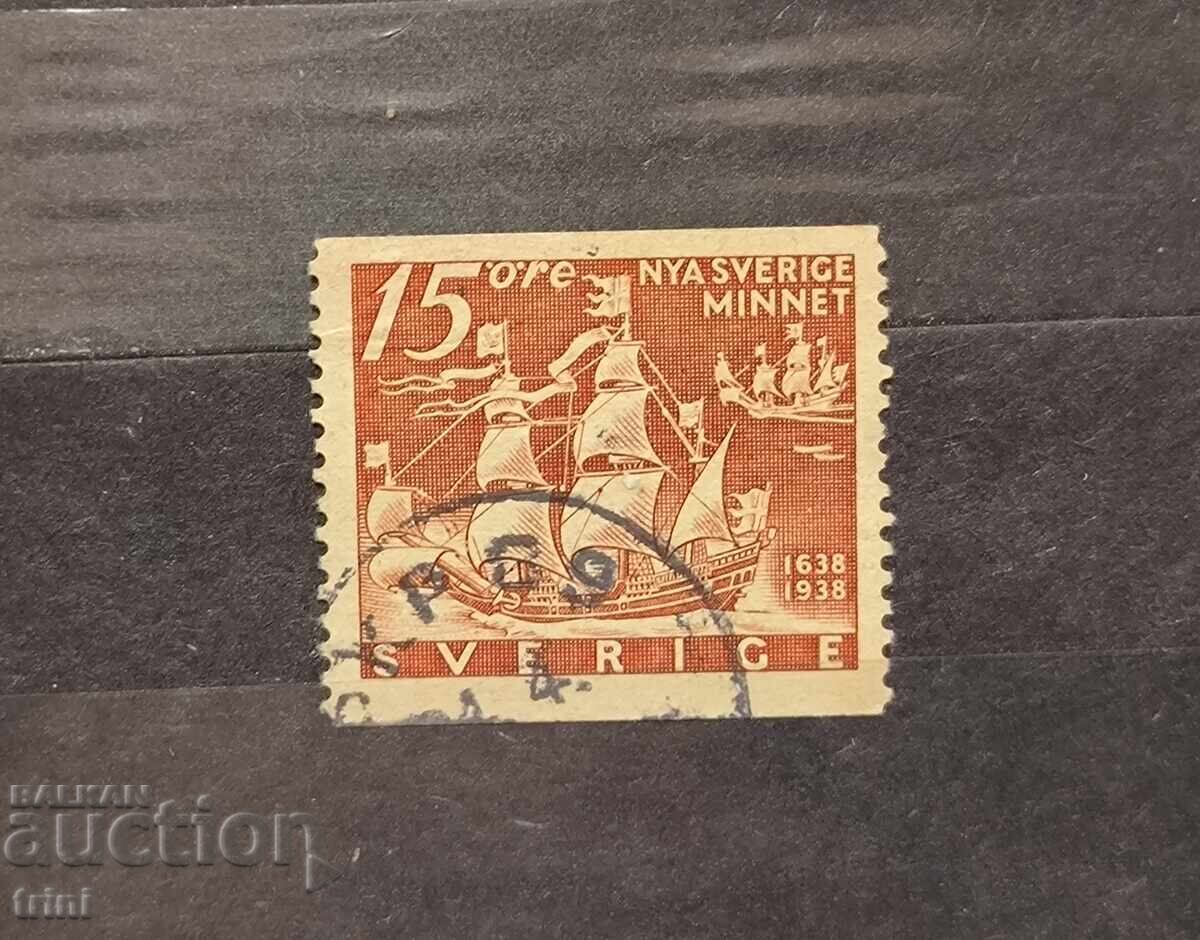 Σουηδία 1938. Εις τιμήν της Νέας Σουηδίας