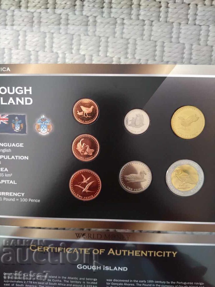 Аукцион Сет монети острови Гоф