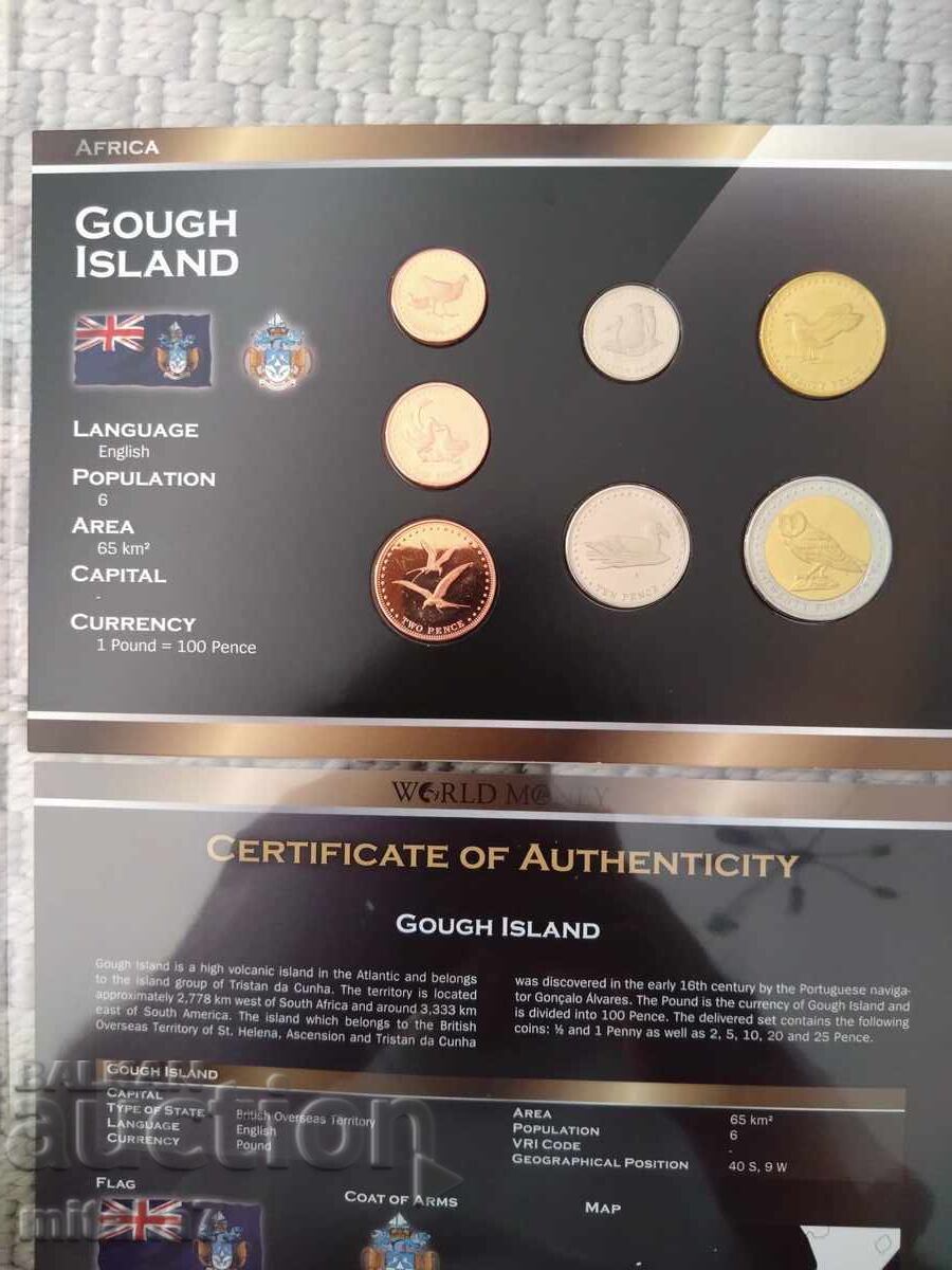 Set de monede Insula Gough