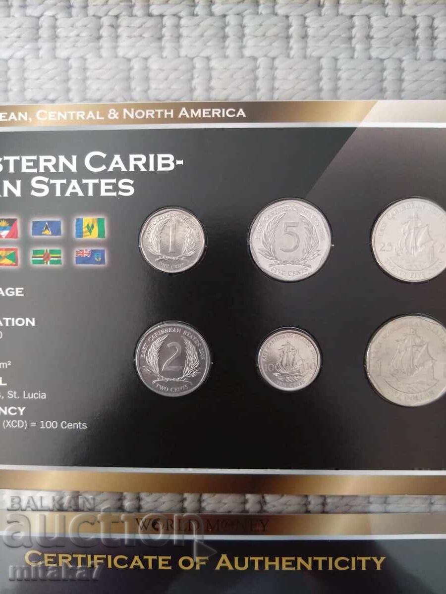 Delivery of Set of coins of the Eastern Caribbean States Delivery of Set of coins of the Eastern Caribbean States