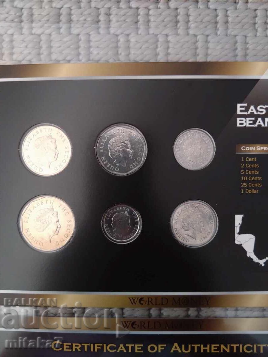 Set of coins of the Eastern Caribbean States - 5 Set of coins of the Eastern Caribbean States - 5