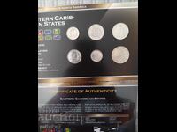 Set of coins of the Eastern Caribbean States