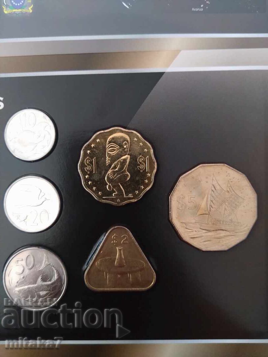 Сет монети острови Кук с цена 42.00 лв. | € 21.47