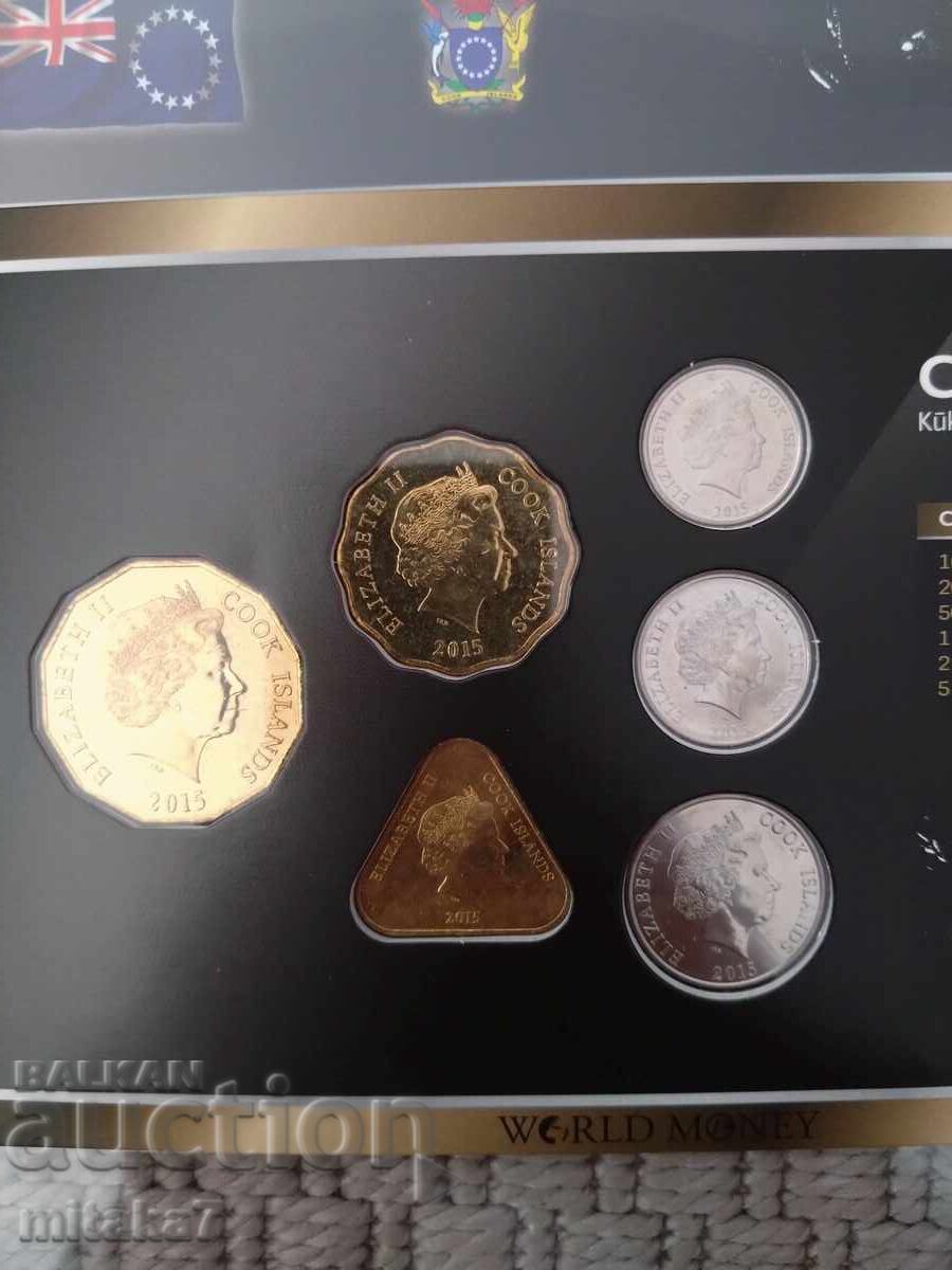 Сет монети острови Кук - 5
