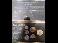 Сет монети острови Кук