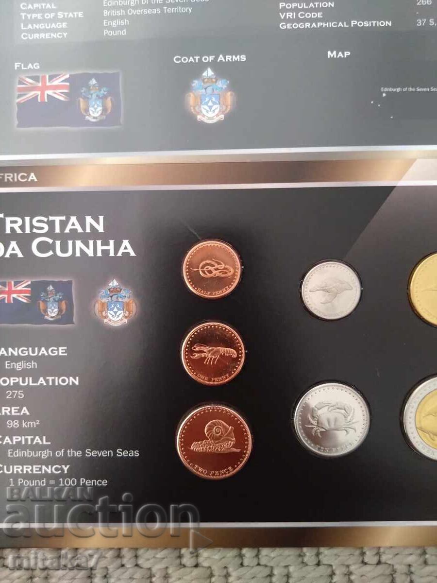 Tristan da Cunha Coin Set with price 62.00 BGN | € 31.70 Tristan da Cunha Coin Set with price 62.00 BGN | € 31.70