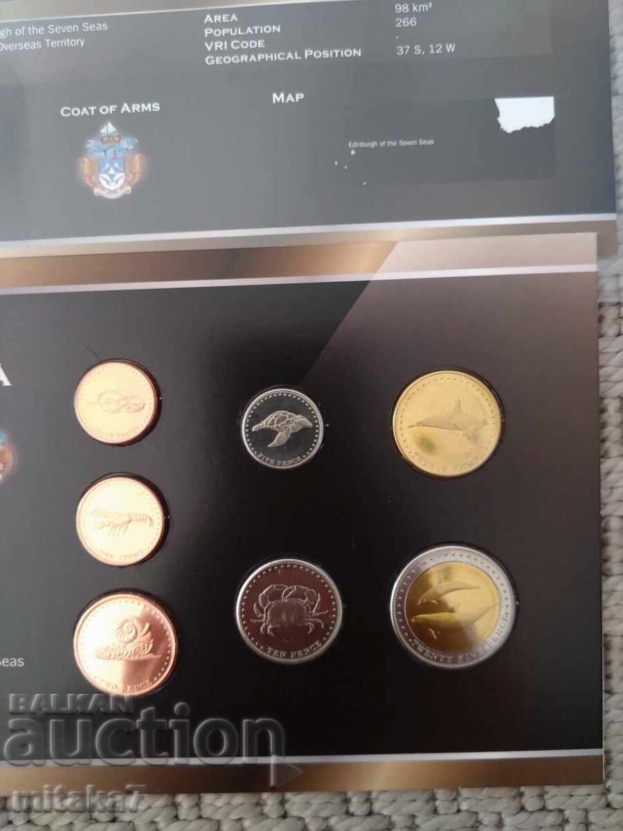 Auction Tristan da Cunha Coin Set Auction Tristan da Cunha Coin Set