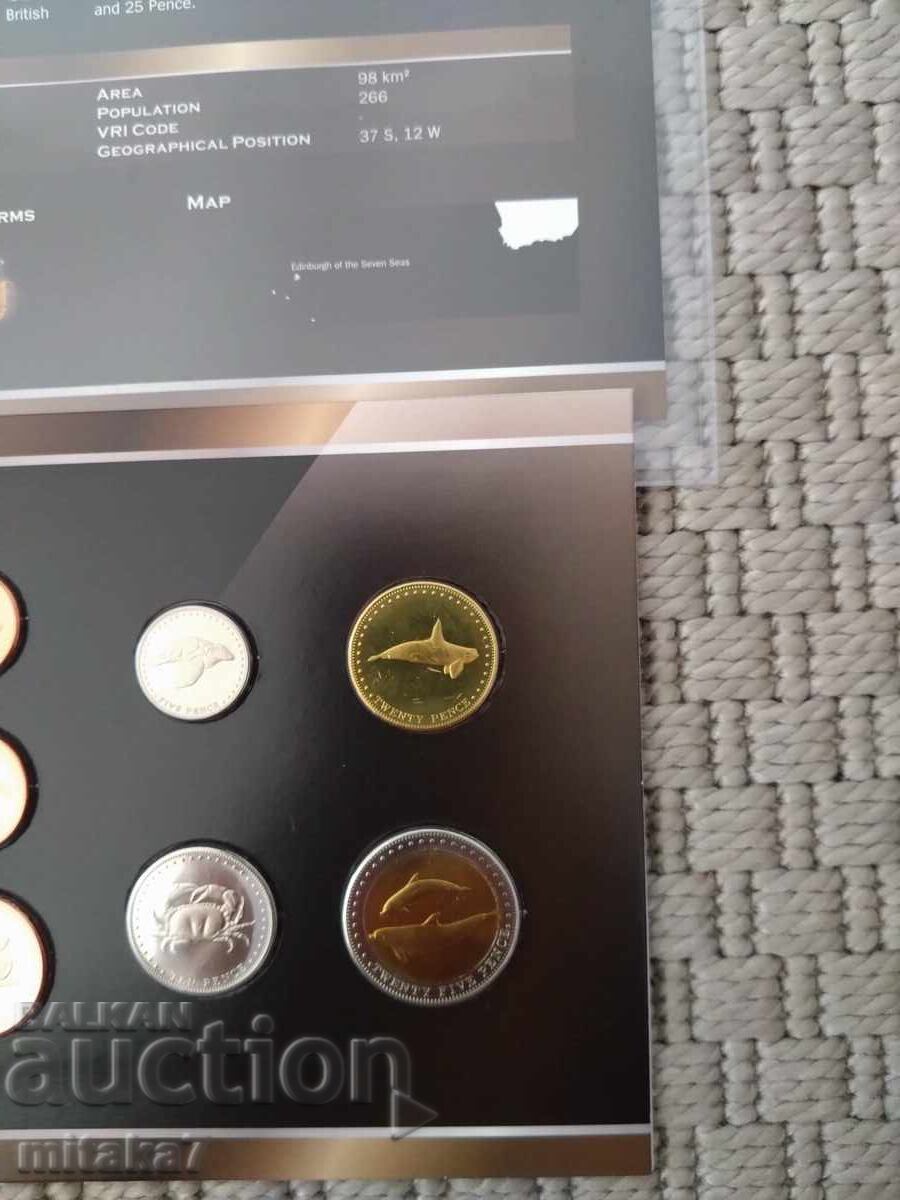 Delivery of Tristan da Cunha Coin Set Delivery of Tristan da Cunha Coin Set