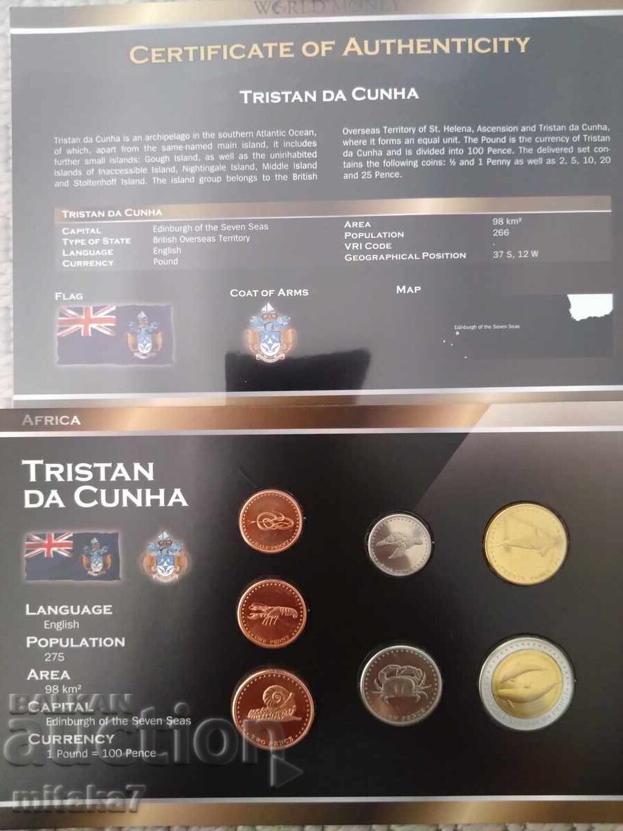 Tristan da Cunha Coin Set Tristan da Cunha Coin Set