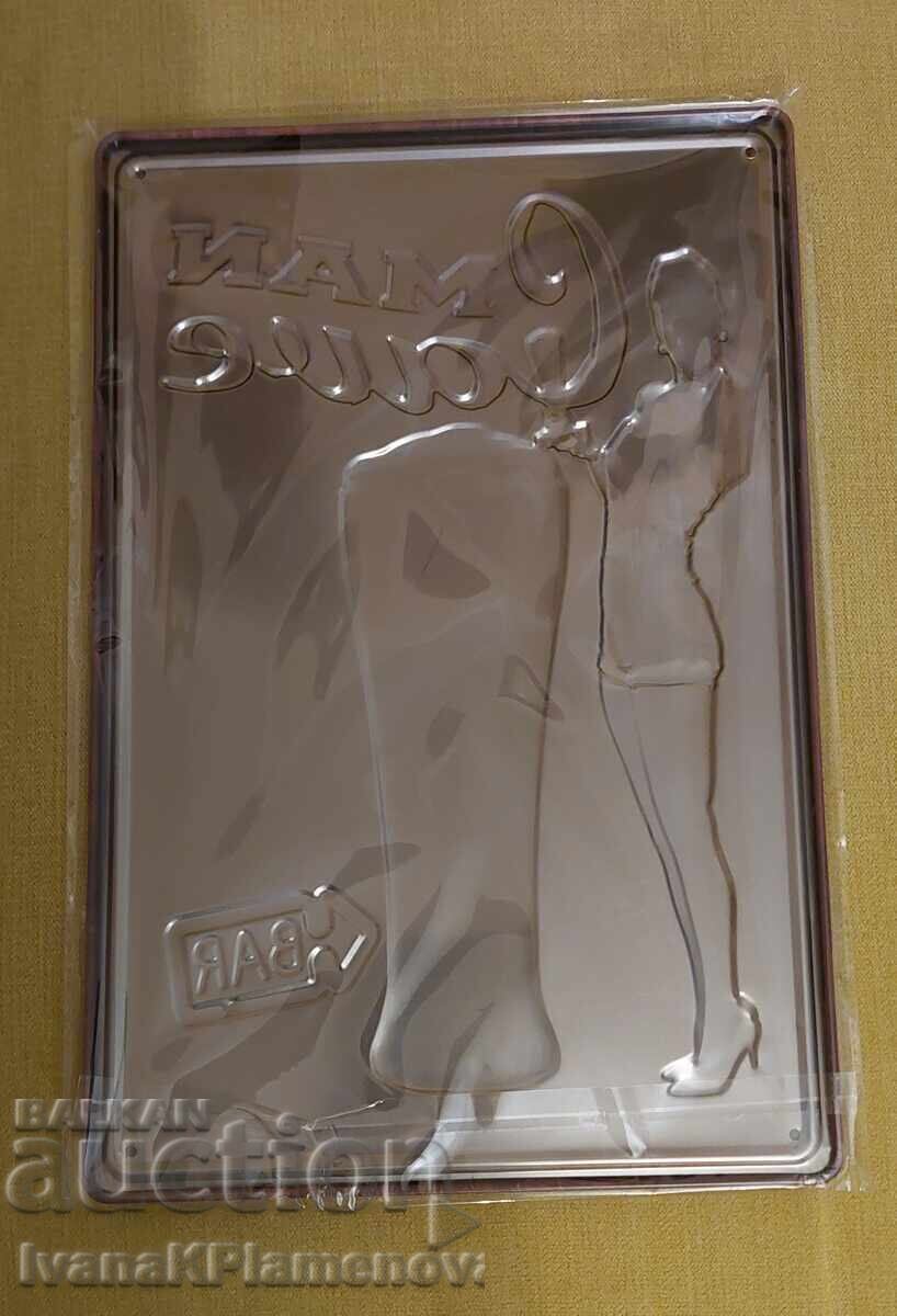 Delivery of New Metal Sign for Collectors Delivery of New Metal Sign for Collectors