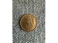 ½ Suveran 1892 Victoria UK(½ Suveren Viktoriya) - (aur)