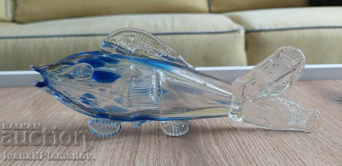 Figurină de sticlă retro pentru cunoscători Figurină de sticlă retro pentru cunoscători