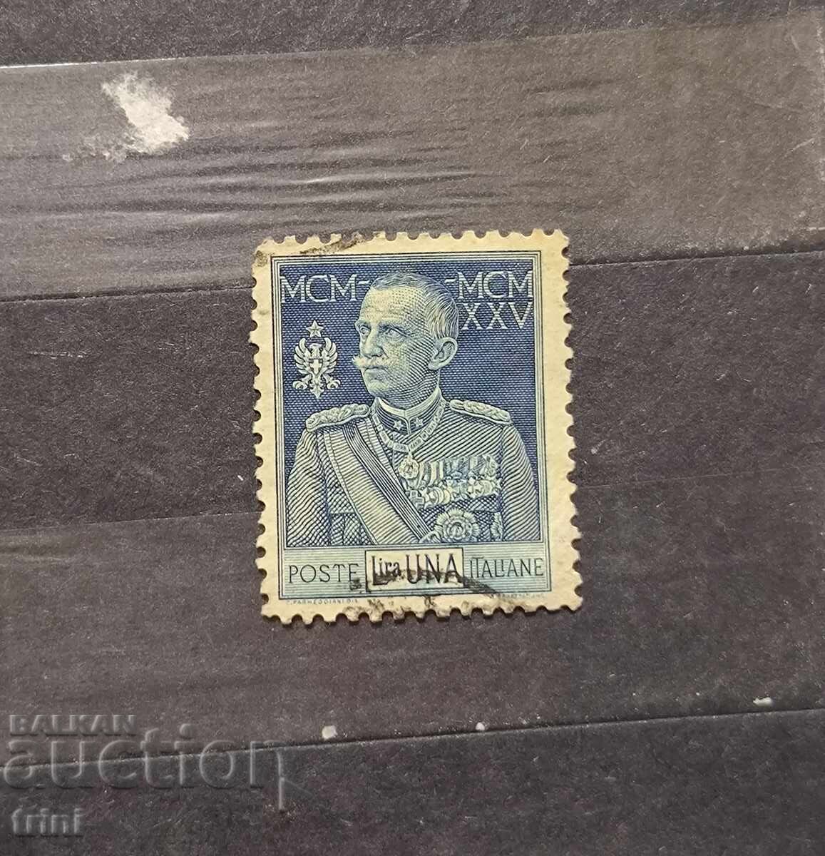 Италия 1925 г. 25-та г. от царуването на Виктор Емануил III