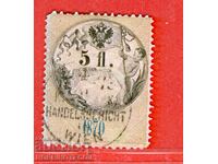AUSTRIA - REVENUE STAMPS - REVENUE STAMP - 5 Fl - 1870