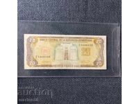 Rar 20 pesos Republica Dominicană 1992