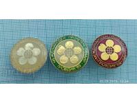 Insigne 3 buc. Târgul Internațional de Primăvară Plovdiv 89