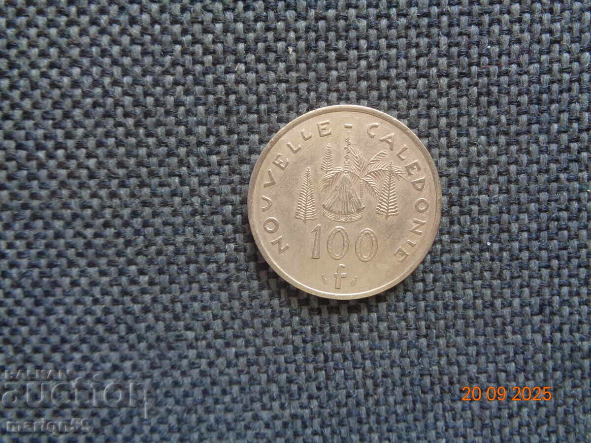 Аукцион 100 франка  Нова  Каледония  1976г