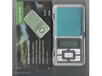 Nouă cântar digital de bijuterii cu baterii