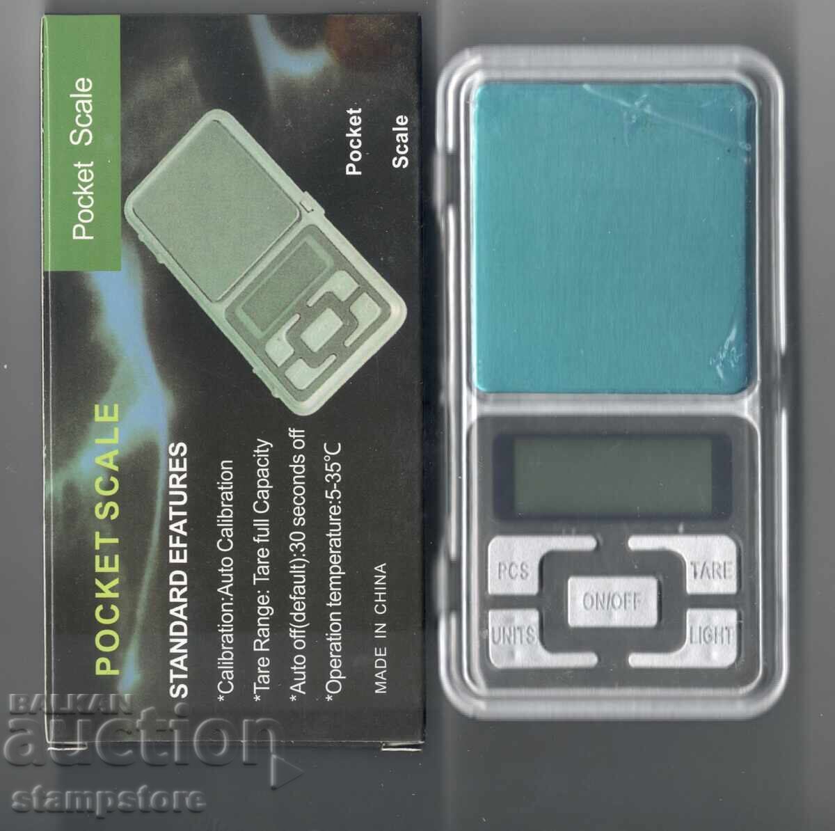 Nouă cântar digital de bijuterii cu baterii