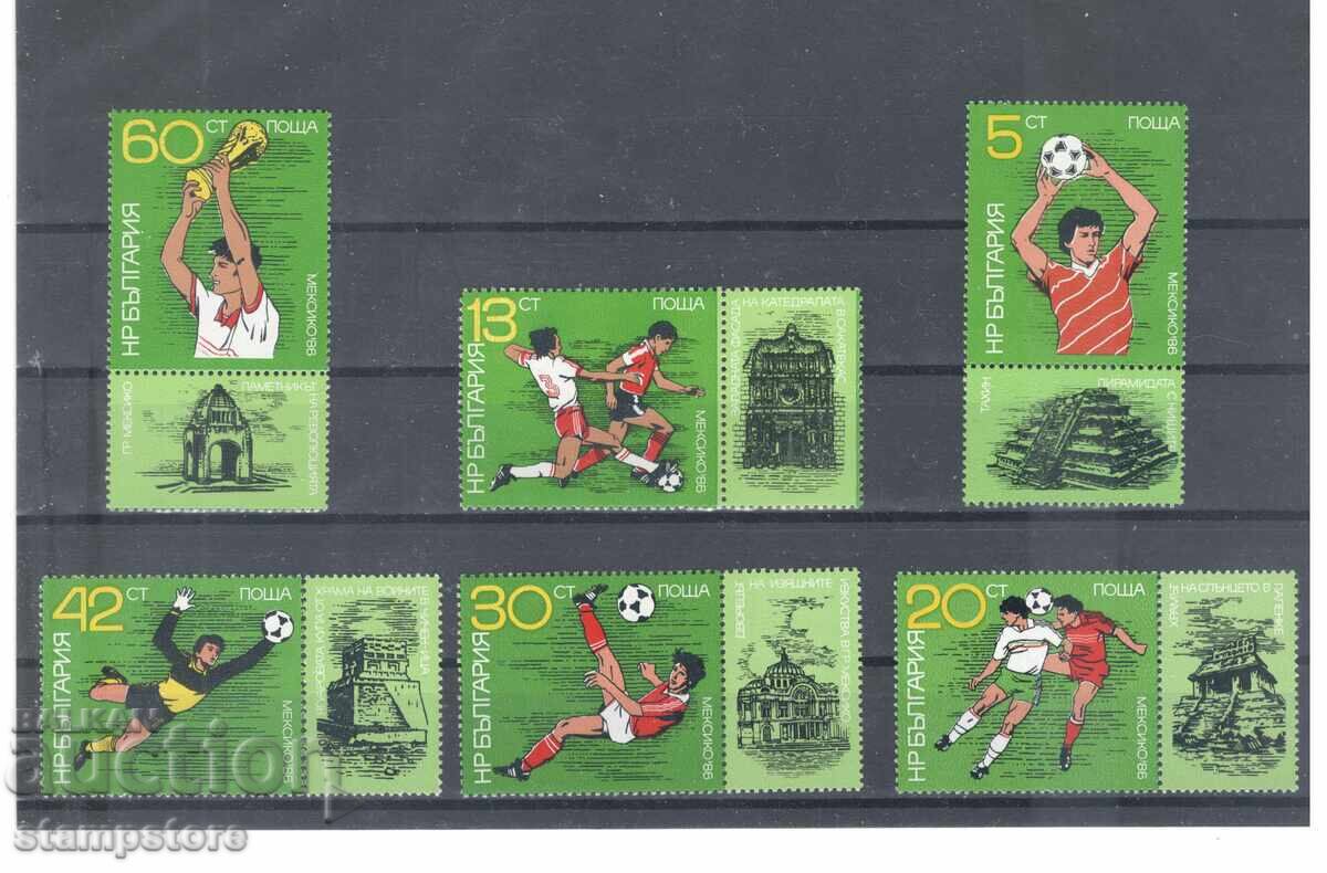 Световно п-во по футбол Мексико 1986 г - серия с винетки