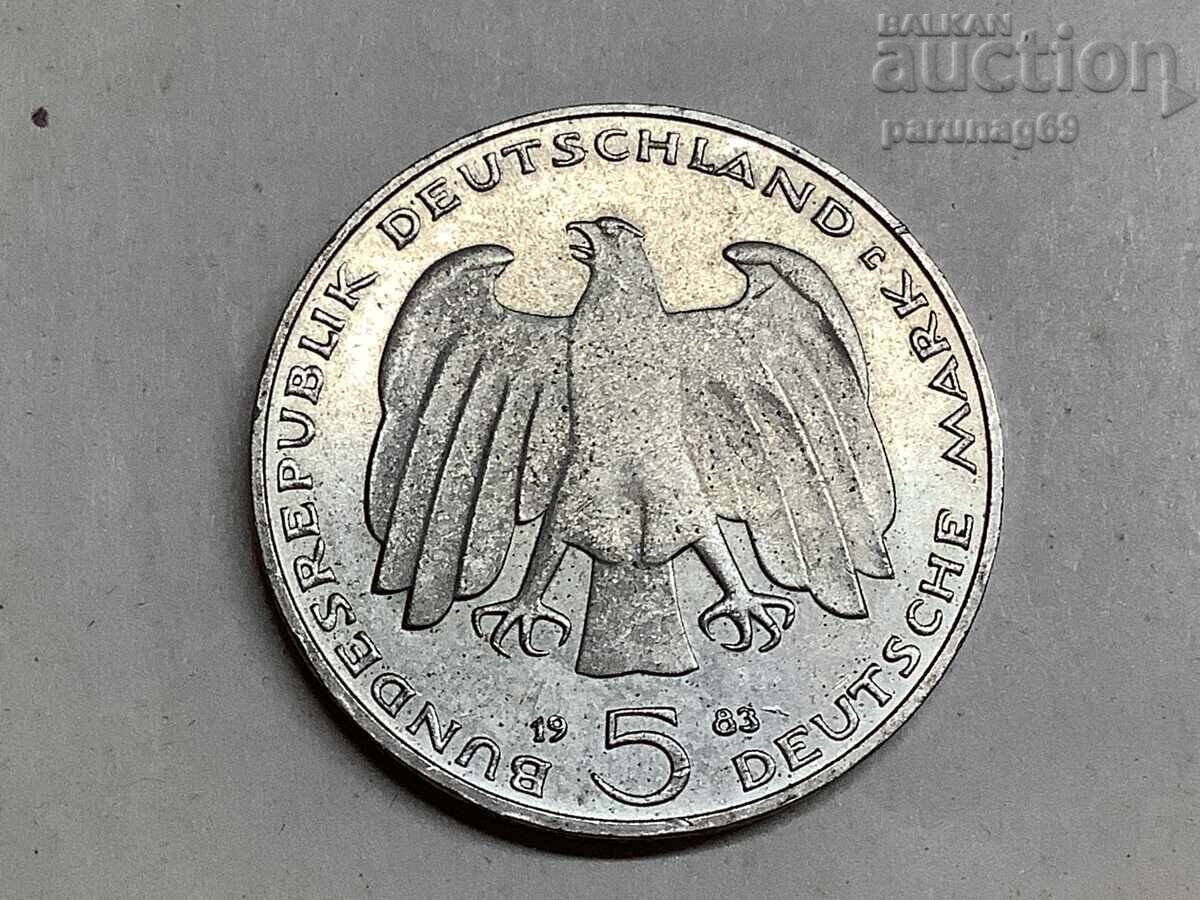 Germany 5 Mark 1983 Karl Marx Germany 5 Mark 1983 Karl Marx
