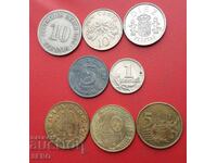 Mixed lot of 8 coins