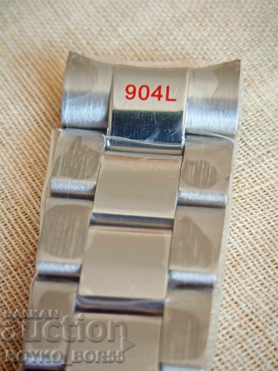 Delivery of High Quality New 20 mm Watch Chain Rolex Steel 904 L
