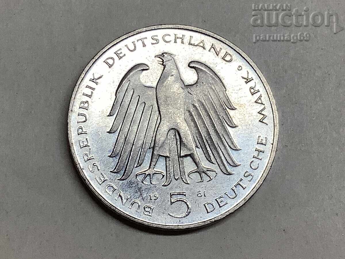 Germany 5 Mark 1981 Karl von Stein with price 8.90 BGN | € 4.55 Germany 5 Mark 1981 Karl von Stein with price 8.90 BGN | € 4.55