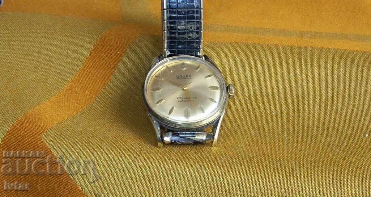 Δημοπρασία Ελβετικό ρολόι GRUEN Precision - αυτόματο