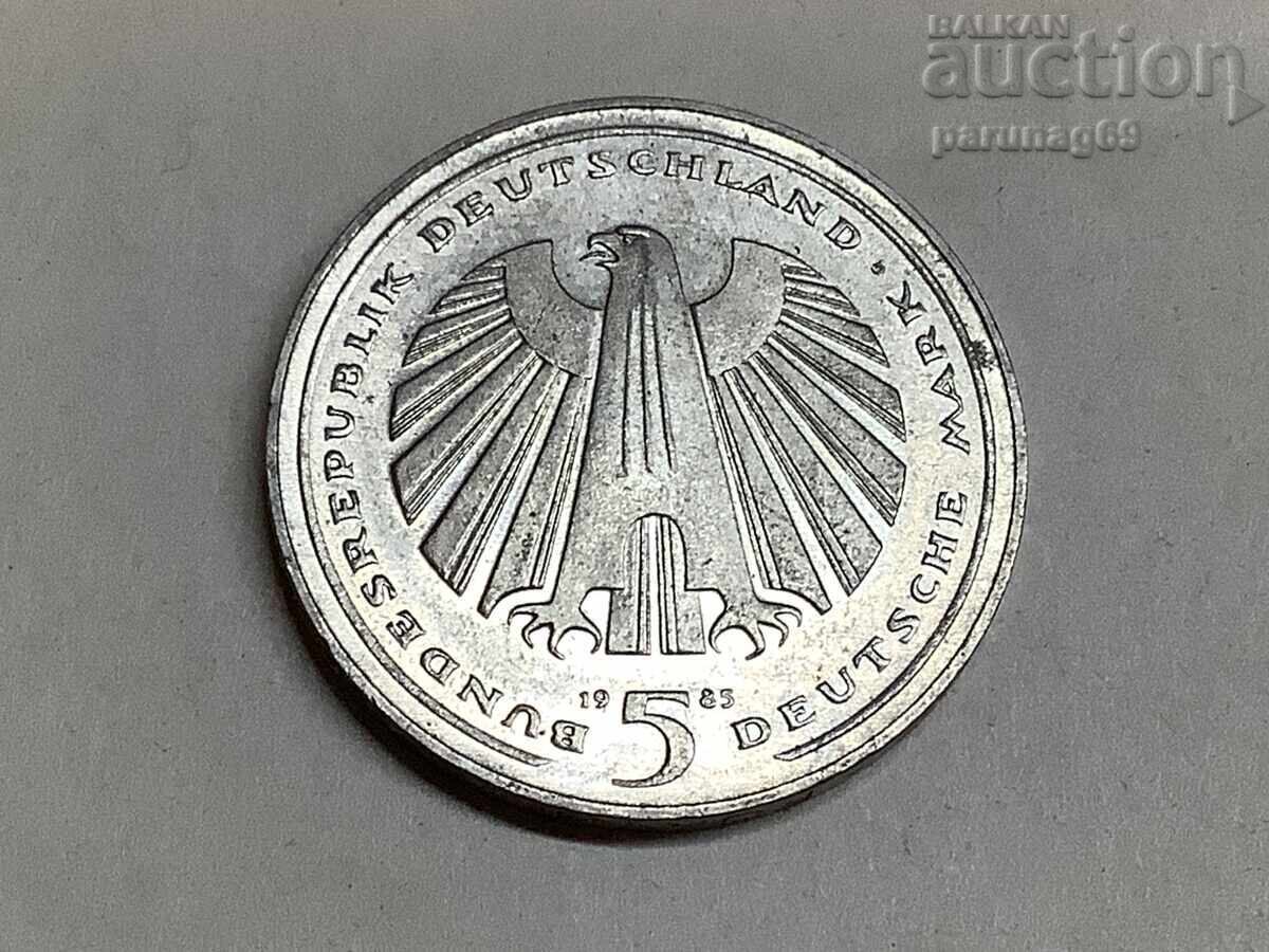 Germania 5 mărci 1985 - 150 de ani de Căi Ferate Germane cu preț 8.90 BGN | € 4.55 Germania 5 mărci 1985 - 150 de ani de Căi Ferate Germane cu preț 8.90 BGN | € 4.55