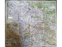 VÂND HARTĂ VECHE MILITARĂ PRINCIARĂ A SOFIEI DIN 1903