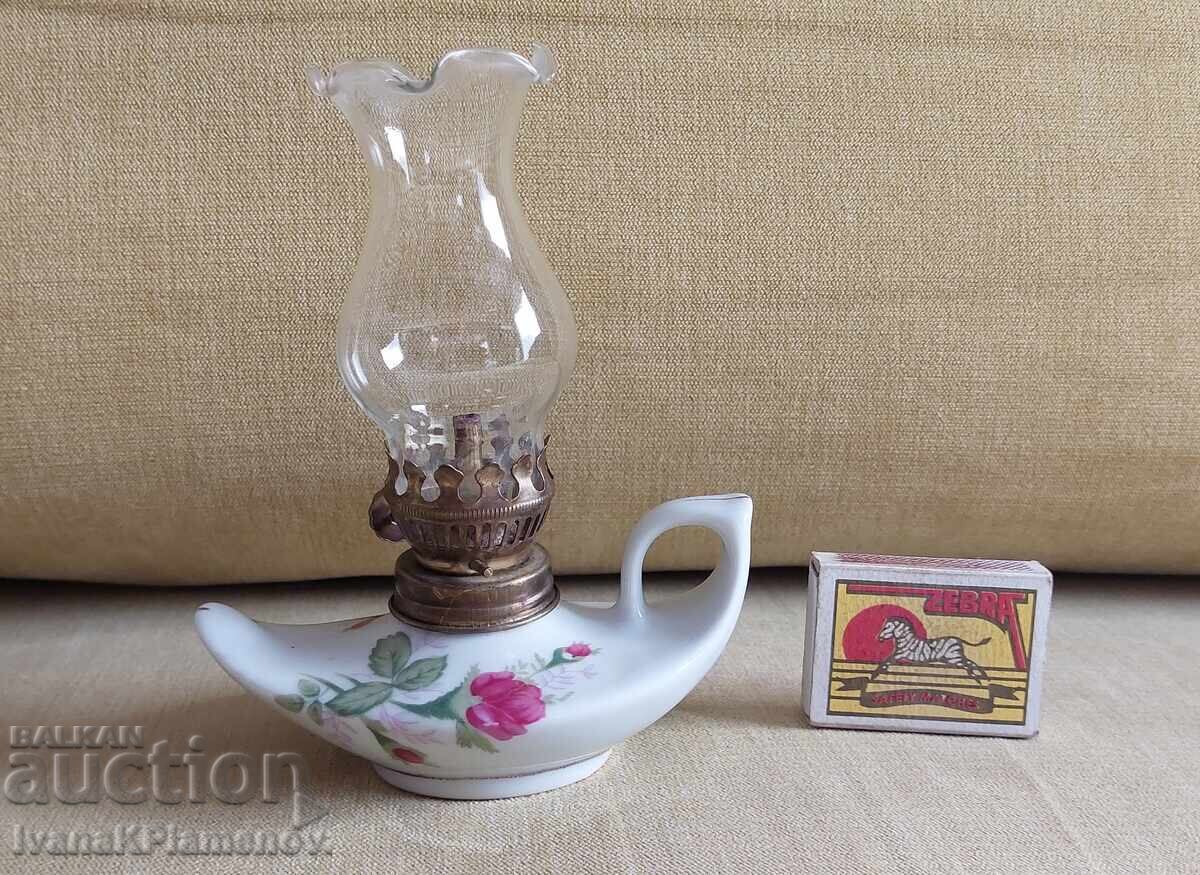 Μικρό φωτιστικό αερίου για συλλέκτες πορσελάνης - 6