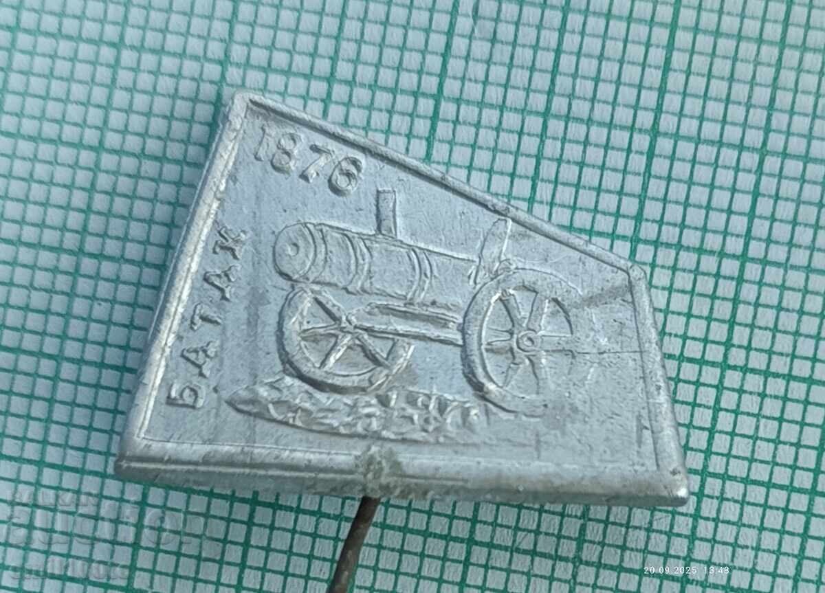 Badge - Batak 1876. Cherry ball Badge - Batak 1876. Cherry ball