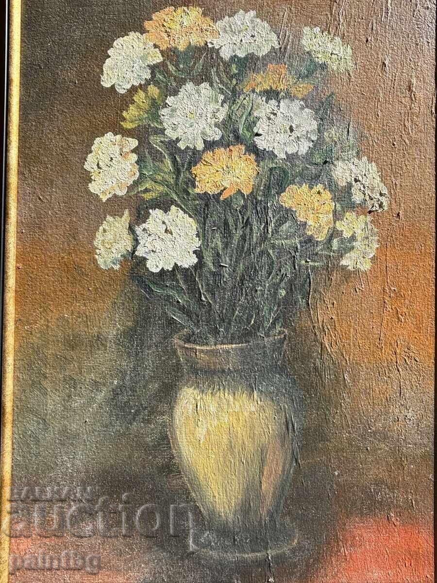 Tablou în ulei unic, semnat și datat 73-49cm cu preț 10.00 BGN | € 5.11