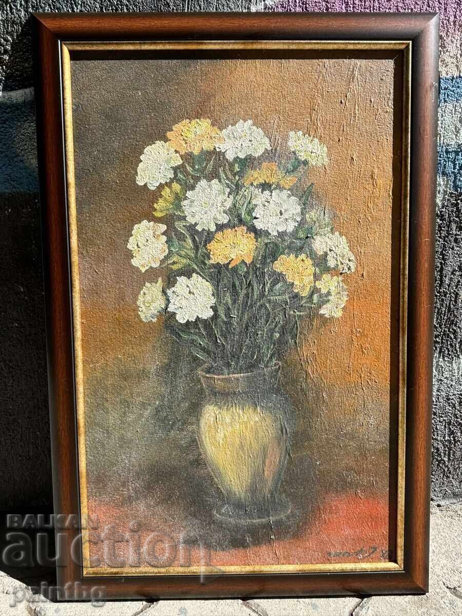 Tablou în ulei unic, semnat și datat 73-49cm