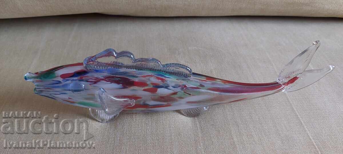 Δημοπρασία Συλλεκτικό γυάλινο ψάρι φιγούρα