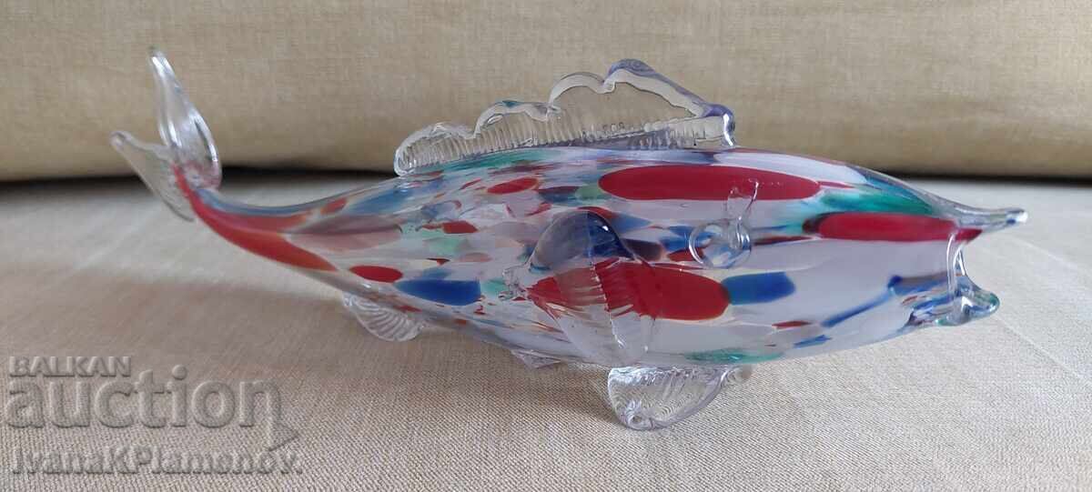 Παράδοση Συλλεκτικό γυάλινο ψάρι φιγούρα