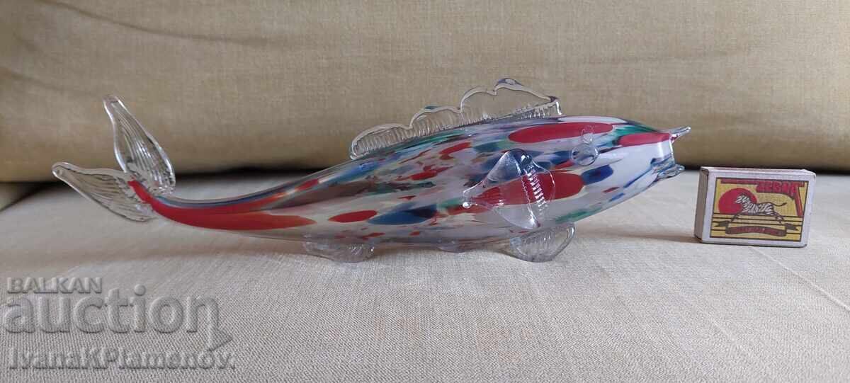 Συλλεκτικό γυάλινο ψάρι φιγούρα - 7