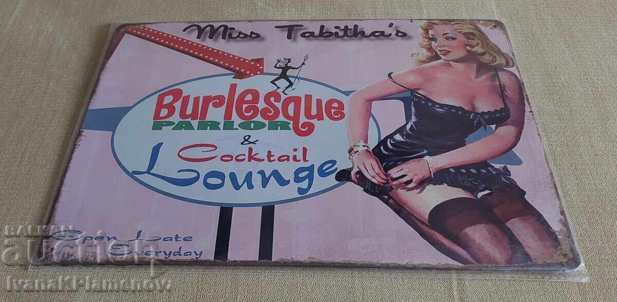 New Metal Sign for Collectors with price € 10.00 | 19.56 BGN