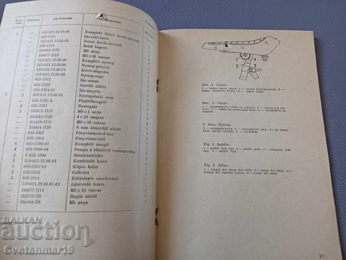 Auction  Instructions for a Schoolchild Bicycle