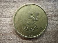 Βέλγιο - 5 φράγκα (1987) - BELGIE