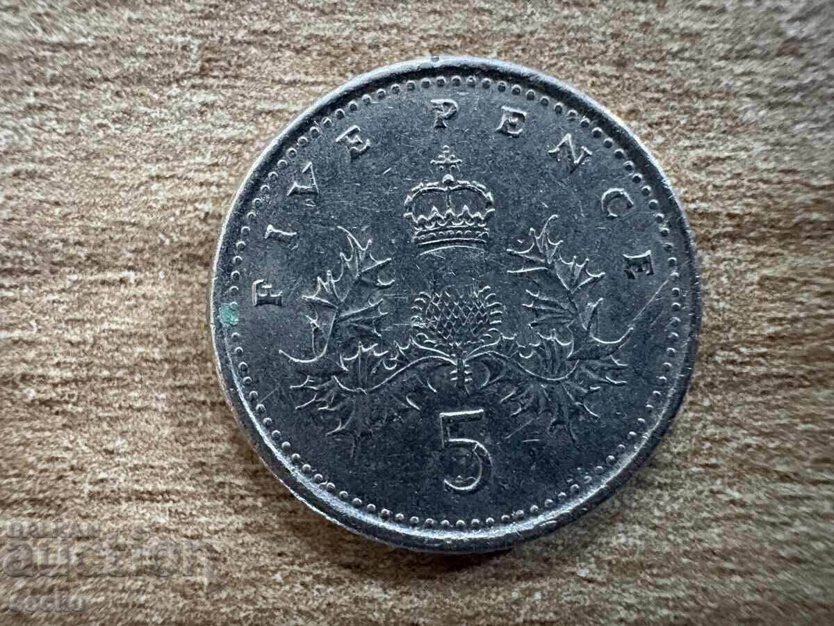 Великобритания -5 пенса (2002) Великобритания -5 пенса (2002)