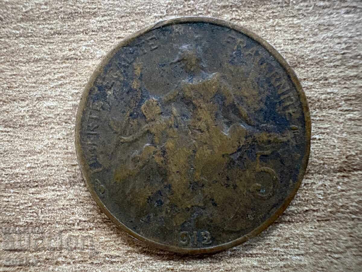 Γαλλία - 5 λεπτά (1912) Γαλλία - 5 λεπτά (1912)