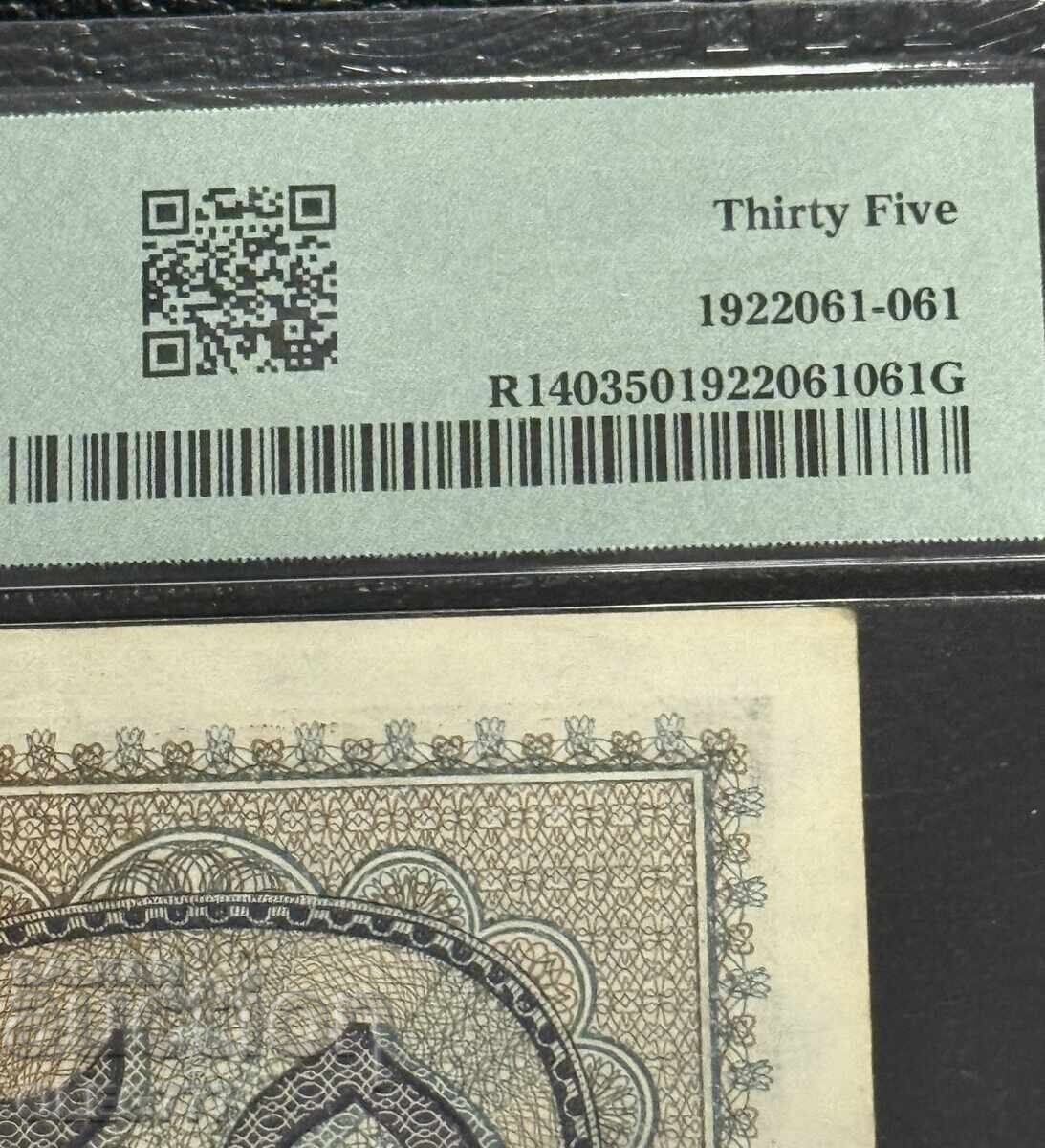 Auction  Germany/Occupied Territories WWII 50 Reichsmark 1940 PMG 35