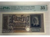 Germany/Occupied Territories WWII 50 Reichsmark 1940 PMG 35