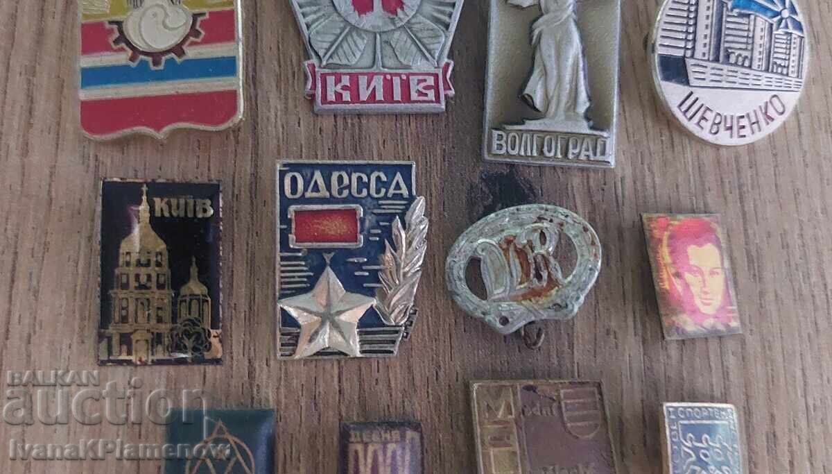 Livrarea Insigne pentru colecționari, 12 bucăți Livrarea Insigne pentru colecționari, 12 bucăți