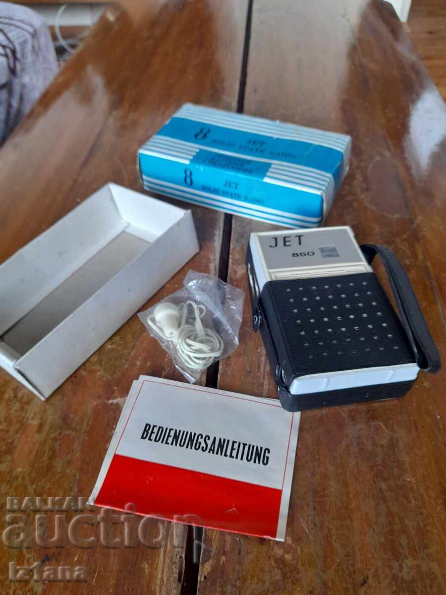 Auction  Old radio, Jet 850 radio receiver