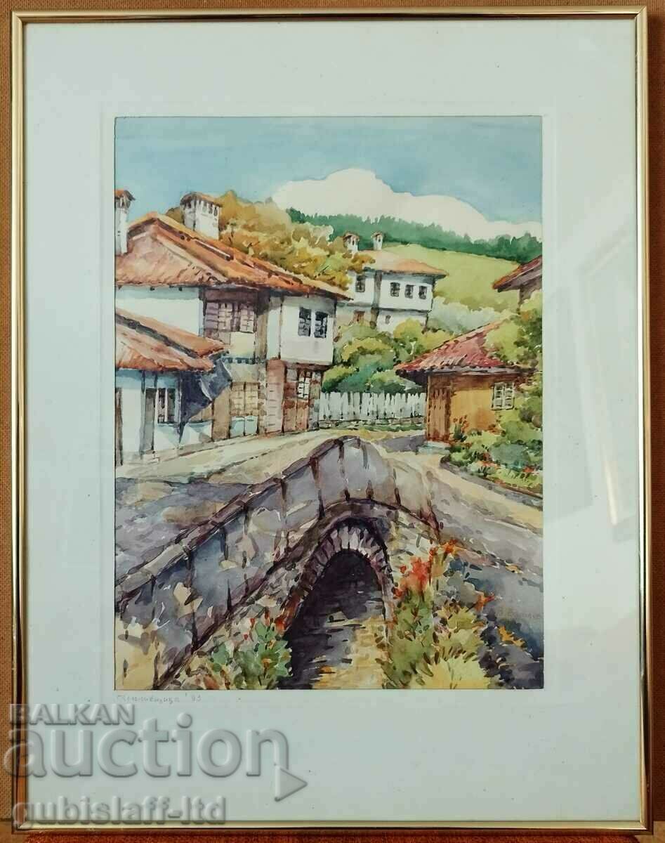 Painting "Nettle", art. V. Vassilev, 1993